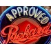 New Packard Double-Sided Porcelain Neon Sign w/Aged Steel Can 48" Diameter
